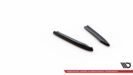 Maxton Rear Side Splitters Audi S8 D4 - Gloss Black