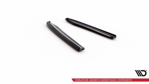 Maxton Rear Side Splitters Audi S8 D4 - Gloss Black
