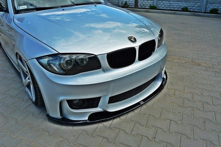 Maxton Front Splitter BMW 1 E87 M-Design - Gloss Black