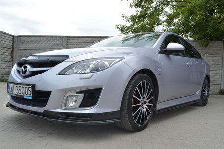 Maxton Front Splitter Mazda 6 Mk2 Sport Hatch (Gh-Series) Preface - Gloss Black