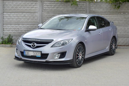 Maxton Front Splitter Mazda 6 Mk2 Sport Hatch (Gh-Series) Preface - Gloss Black