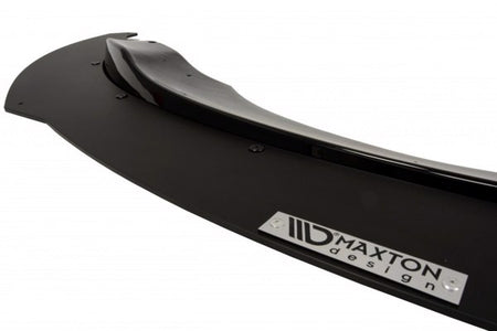 Maxton Front Racing Splitter BMW M3 E92 / E93 (Preface Model) - ABS+Gloss Black