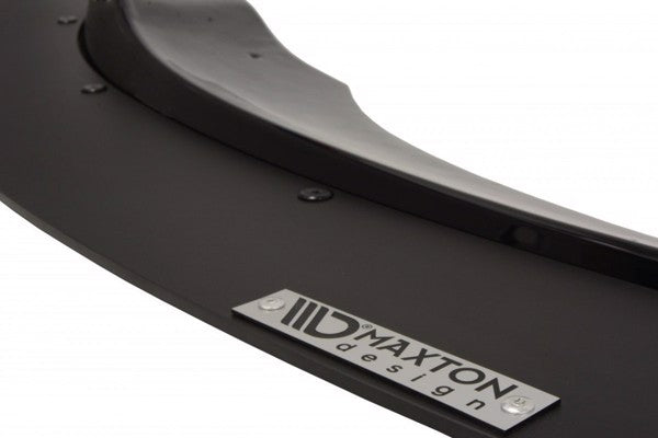 Maxton Front Racing Splitter BMW M3 E92 / E93 (Preface Model) - ABS+Gloss Black