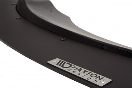 Maxton Front Racing Splitter BMW M3 E92 / E93 (Preface Model) - ABS+Gloss Black