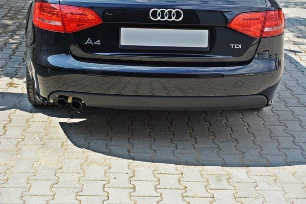 Maxton Rear Side Splitters Audi A4 B8 - Gloss Black