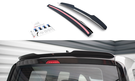 Maxton Spoiler Cap Volkswagen Caddy Mk5 - Gloss Black