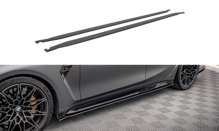 Maxton Street Pro Side Skirts Diffusers BMW M3 G80 - Black