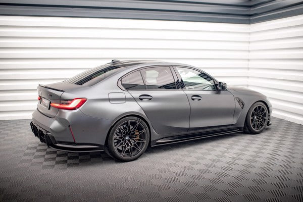Maxton Street Pro Side Skirts Diffusers BMW M3 G80 - Black