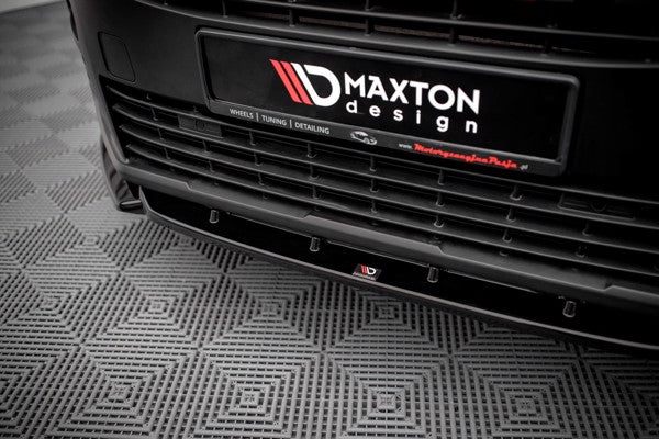 Maxton Front Splitter Peugeot Partner Mk3 - Gloss Black