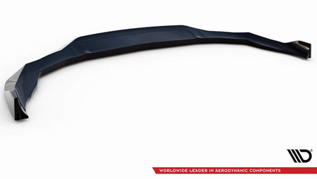 Maxton Front Splitter V.2 Audi E-Tron Gt / RS Gt Mk1 - Gloss Black