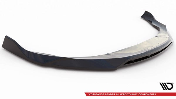 Maxton Front Splitter V.2 Audi E-Tron Gt / RS Gt Mk1 - Gloss Black