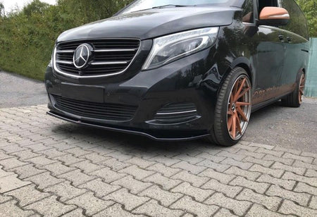 Maxton Front Splitter V.3 Mercedes V-Class W447 - Gloss Black