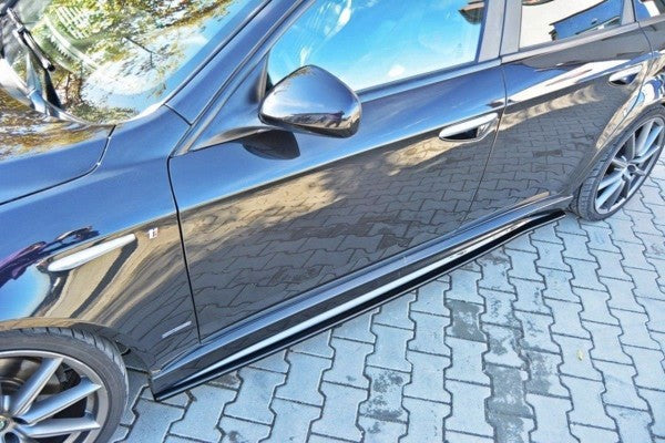 Maxton Side Skirts Diffusers Alfa Romeo 159 Ti - Gloss Black