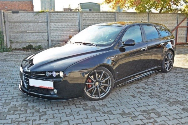 Maxton Side Skirts Diffusers Alfa Romeo 159 Ti - Gloss Black