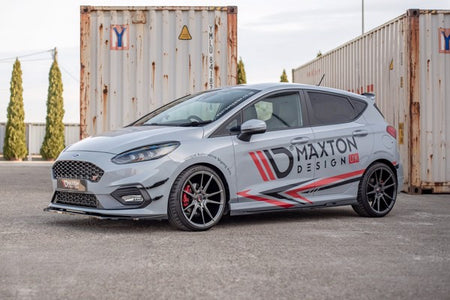 Maxton Side Skirts Diffusers V.3 Ford Fiesta Mk8 St / St-Line - Gloss Black