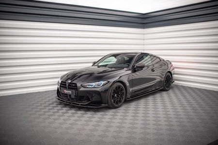 Maxton Side Skirts Diffusers V.1 BMW M4 G82 - Gloss Black