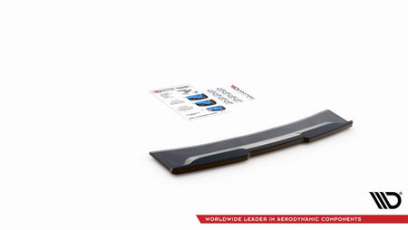 Maxton Central Rear Splitter For Ford Kuga St-Line Mk3 - Gloss Black