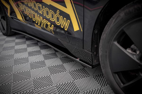 Maxton Side Skirts Diffusers BMW I3 Mk1 Facelift - Gloss Black