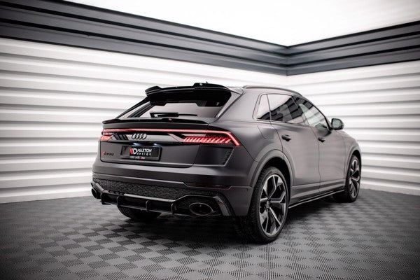 Maxton Upper Spoiler Cap Audi RSQ8 Mk1 - Gloss Black
