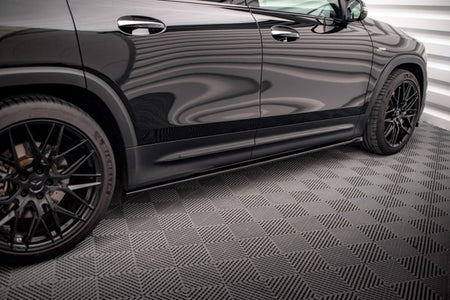 Maxton Side Skirts Diffusers Mercedes-Amg Glb 35 X247 - Gloss Black