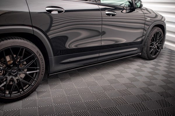 Maxton Side Skirts Diffusers Mercedes-Amg Glb 35 X247 - Gloss Black