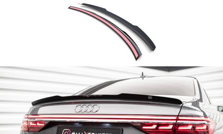 Maxton Spoiler Cap Audi S8 D5 - Gloss Black