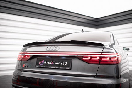 Maxton Spoiler Cap Audi S8 D5 - Gloss Black