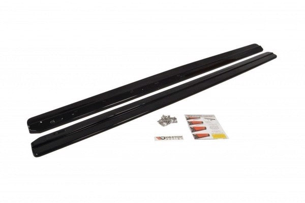 Maxton Side Skirts Diffusers Mazda 3 Mk2 Sport (Preface) - Gloss Black