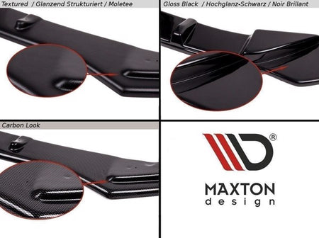 Maxton Side Skirts Diffusers Mazda 3 Mk2 Sport (Preface) - Gloss Black