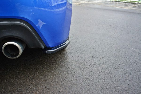 Maxton Rear Side Splitters V.1 Subaru Brz Facelift  - Gloss Black