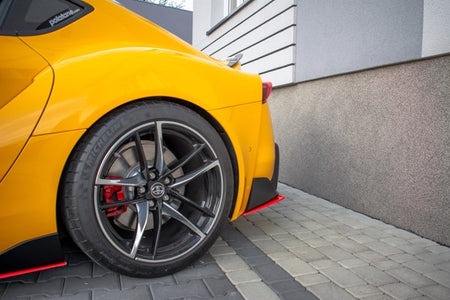 Maxton Rear Side Splitters V.2 Toyota Supra Mk5 - Gloss Black