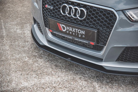 Maxton Racing Durability Front Splitter Audi RS3 8V Sportback - Black