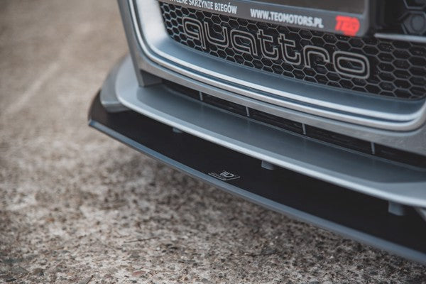 Maxton Racing Durability Front Splitter Audi RS3 8V Sportback - Black