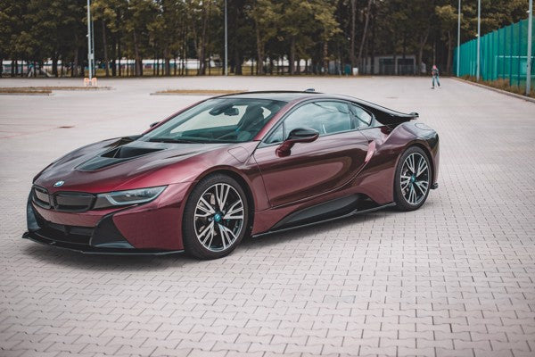 Maxton Side Skirts Diffusers BMW I8 - Gloss Black