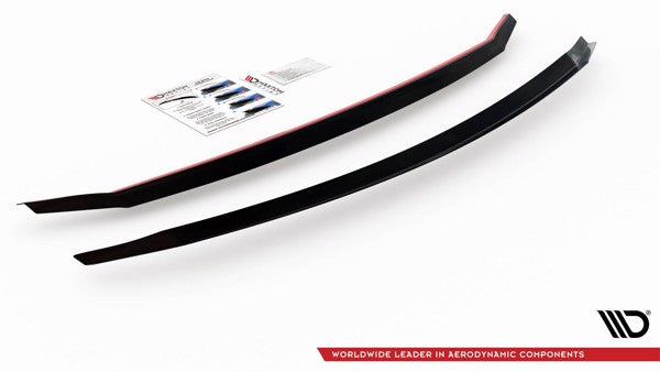 Maxton Spoiler Cap Lexus Ls Mk4 Facelift - Gloss Black