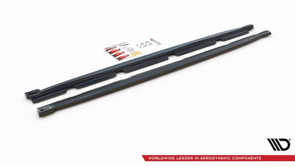 Maxton Side Skirts Diffusers Cupra Ateca - Gloss Black