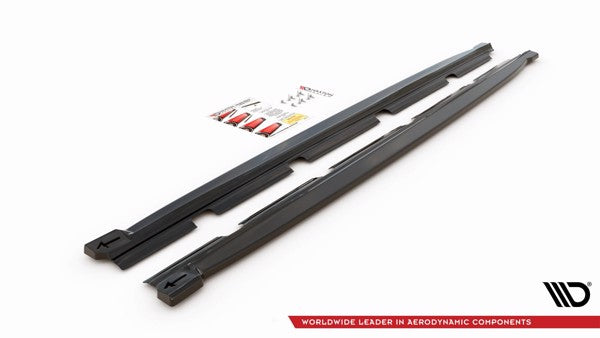 Maxton Side Skirts Diffusers Cupra Ateca - Gloss Black