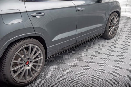 Maxton Side Skirts Diffusers Cupra Ateca - Gloss Black