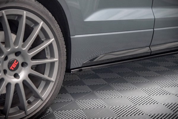 Maxton Side Skirts Diffusers Cupra Ateca - Gloss Black