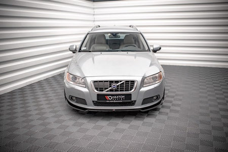 Maxton Front Splitter V.2 Volvo V70 Mk3 - Gloss Black