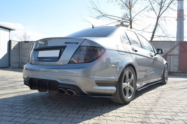 Maxton Rear Diffuser V.2 Mercedes C W204 Amg-Line (Facelift)