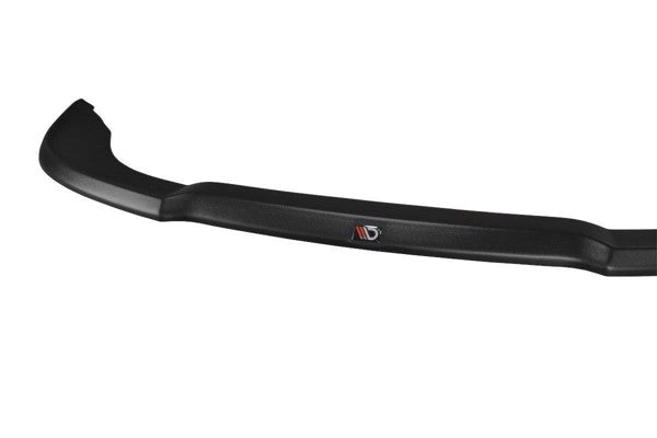 Maxton Front Splitter V.1 Audi A4 S-Line B6  - Gloss Black