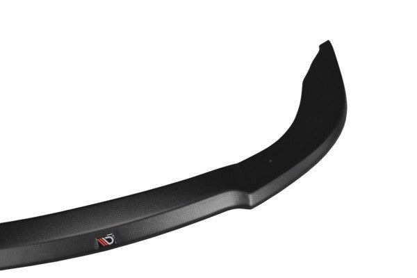 Maxton Front Splitter V.1 Audi A4 S-Line B6  - Gloss Black