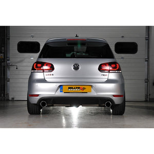 Milltek cat-back udstødning til Volkswagen Golf Mk6 GTi 2.0 TSI 210PS, resoneret – billede 6
