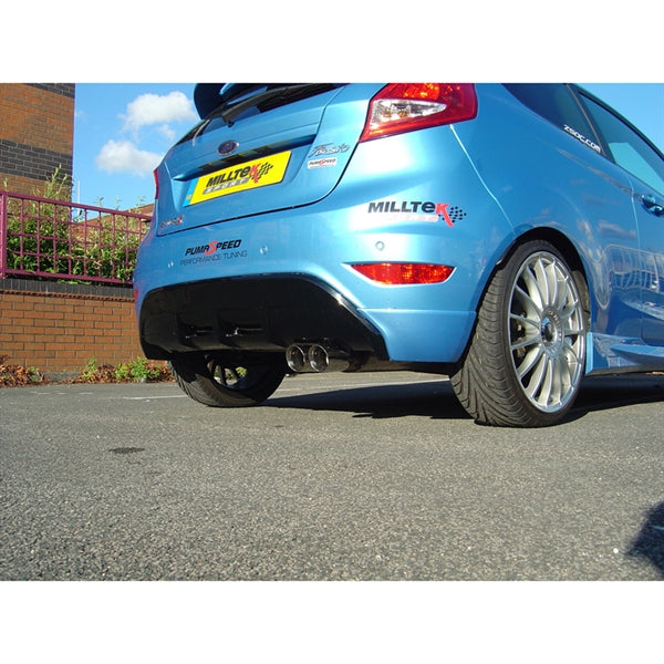 Milltek Cat-back Ford Fiesta MK7 1.6-litre Duratec Ti-VCT AND Zetec S