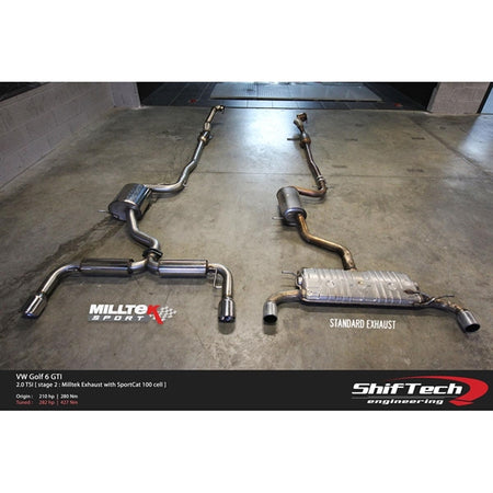 Milltek Cat-back Volkswagen Golf Mk6 GTi 2.0 TSI 210PS