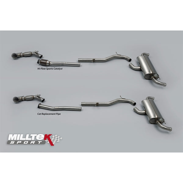 Milltek Midpipes Audi TT Mk2 TT RS Coupé 2.5-litre TFSI quattro