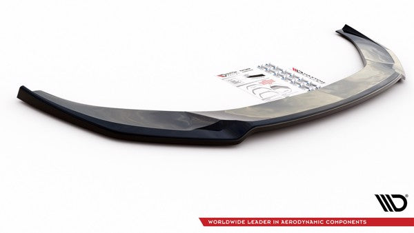 Maxton Front Splitter V.1 Audi A6 S-Line / S6 C8  - Gloss Black