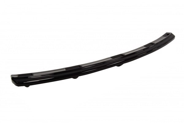 Maxton Central Rear Splitter Audi A5 S-Line (With A Vertical Bar) - Gloss Black