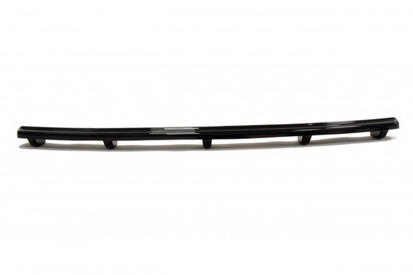 Maxton Central Rear Splitter Audi A5 S-Line (With A Vertical Bar) - Gloss Black